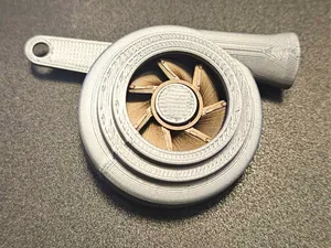 Spinning Turbo Keychain