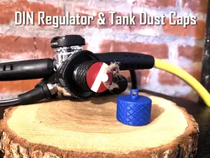 DIN SCUBA Regulator & DIN SCUBA Tank Dust Caps