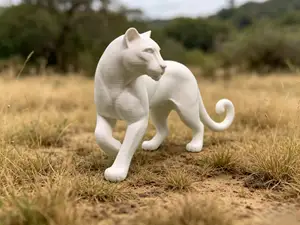 Jungle Hunter: Fierce Jaguar 3D Printed Model