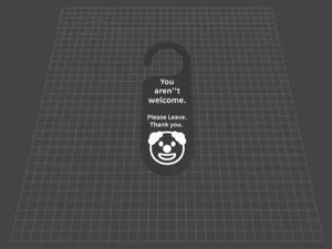Introvert's Dream Door Sign