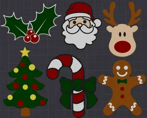 Christmas X1C/P1S Door Pulls
