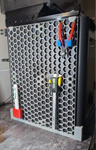 Printer Side Panel Honeycomb Storage Wall