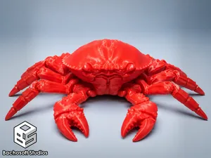 Flexi Poseable Articulated Crab