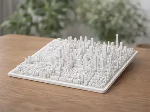 Manhattan, NYC - High Detail 3D City Map | decor