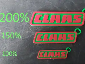 CLAAS keychain hanger