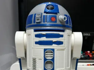 R2-D2 Astromech Droid Model (Color Divided)