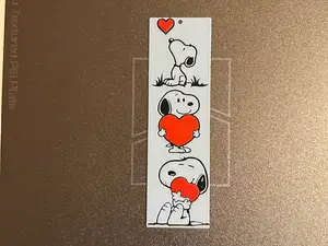 Snoopy Valentine Bookmark