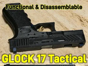Glock 17 道具机械拆装模型玩具 G17 可动安全模型
