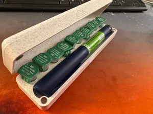 Insulin Pen Travel Case w/ Hinge - Print in Place