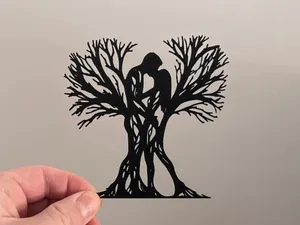 Valentine's Day - A Love Couple in Tree