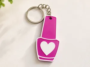 Chaveiro abridor de lata esmalte coração