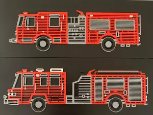 Fire Truck Blueprints Series - Engines