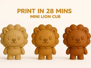 Mini Lion Cub – Cute Little King of the Jungle