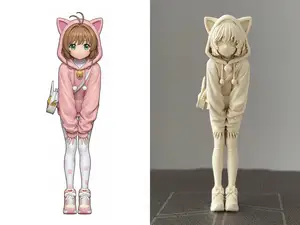 动漫女孩 手办