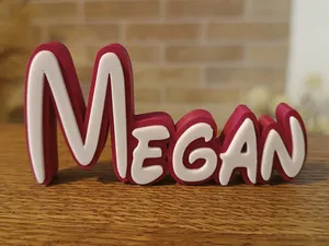 Megan Disney Name Sign Decorated Room child Birth
