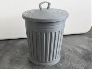 Mini Trash Can with Removable Lid