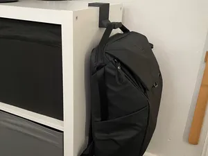 Ikea Kallax bag hanger (no screws/hardware)