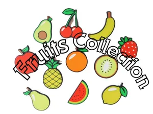 FRIDGE MAGNET FRUITS COLLECTION / IMANES FRUTAS