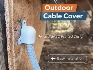 Outdoor cable cover with TPU seal