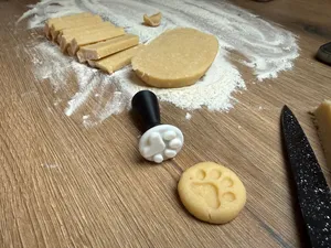 Cat Paw Stamp for Baking or Clay