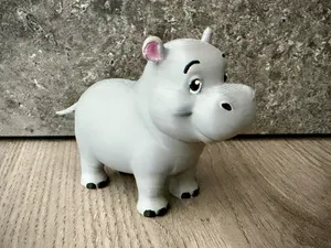 Hippo Happy Cute Figurine Toy Animal AMS