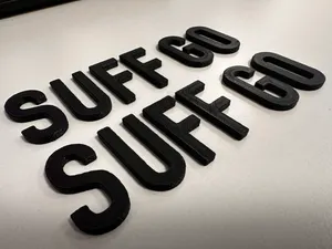 SUFF GO - Schriftzug