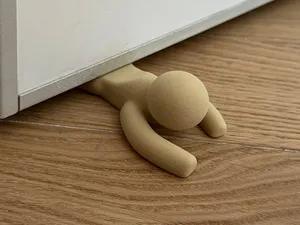 "HELP ME!" - The Most Dramatic Door Stopper