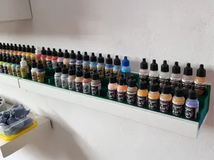 Paints stand - 59 Vallejo bottles, fits Mosslanda