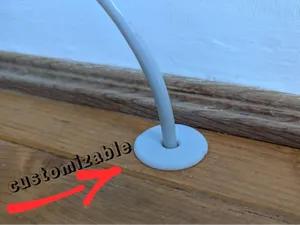 Kabeldurchführung 17mm/6mm (Anpassbar)