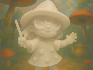 Chibi Sorcière et Cartes Magiques