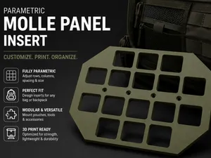 Parametric Molle Panel Insert