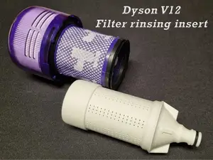Dyson V12 - Filter rinsing insert