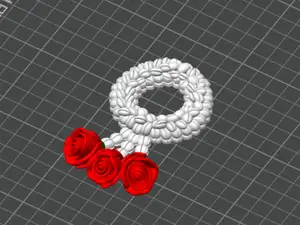 Phuang Malai – Thai Jasmine Garland with 3 Roses