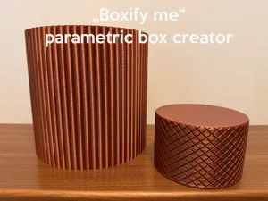 Parametric Box / Container with Screw-On Lid