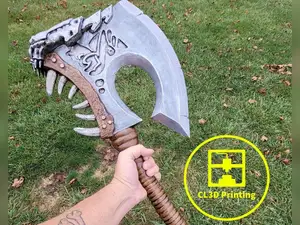 WoW Orc Gorehowl Cosplay Axe