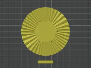 Blank Paris Olympic Medal