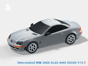 【Mercedes】奔驰2005 SL65 AMG (R230) V12 高性能超跑 组装/轮胎可动