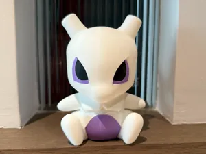 Q版超梦 ミュウツー Mewtwo 多色拆件打印(无需ams)