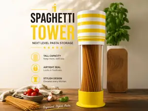Spaghetti Tower – Modern Pasta Storage Container