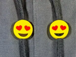 Heart Eyes Drawstring Charm