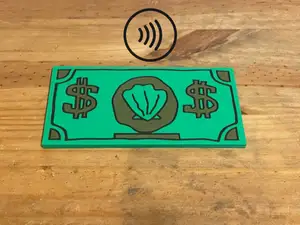 SpongeBob Tap to Pay Shell Dollar