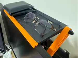 Simple monitor-top tray stand