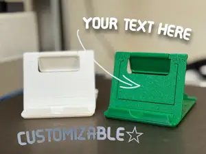 Foldable Phone Stand – Custom Text & Brand Logos