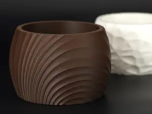 Solaris - Planter Pot – Organic Wave Texture 