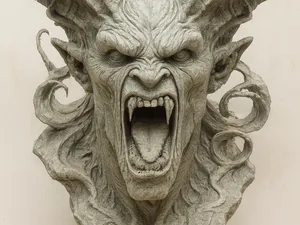 Beast-Head Sculpture