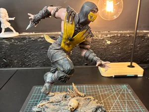 Mortal Kombat X Collectors Edition Scorpion Statue