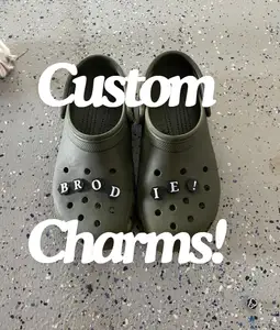 Alpha Numeric Croc Charms