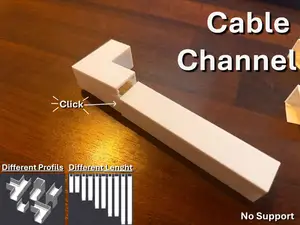 Snap-Fit Cable Channel System