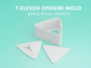 7-Eleven Style Onigiri Mold