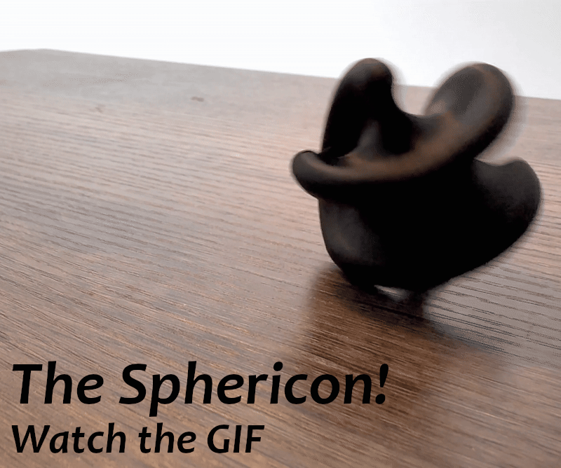 The Rolling Riddle! A Small Hex-Sphericon!